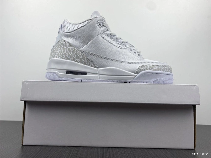 Rep White' 3 Air 'Triple Retro 429487-111 PS Jordan 0805